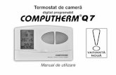 Manual Q7 RO (80 x 120) - Piroterm - Încălzire, Climatizare, … ·  · 2016-03-16Prezentarea generalã a termostatului ... de verticalã: 30-45 ... Activaþi regimul de copiere,