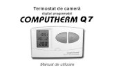 Manual Q7 RO (80 x 120)infra-solutions.ro/Manuale Utilizare/Computherm/Manual … ·  · 2013-12-01Prezentarea generalã a termostatului ... de verticalã: 30-45 ... Activaþi regimul