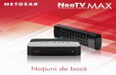 Noţiuni de bază - downloads.netgear.com€¢ Utilizaţi telecomanda pentru a urma instrucţiunile de configurare NeoTV, care includ setarea rezoluţiei de ieşire pentru televizor