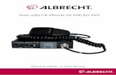 Albrecht AE 4200 RO ASQ manual - Statii radio CB si PMR€¢Manual de utilizare cu Paşaport Radio ... “Gamma II” (Cod 6725) sunt de bandă largă şi nu au nevoie de calibrare