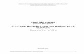 Programa școlară - Actualeprograme.ise.ro/Portals/1/Curriculum/2017-progr/72-Educatie... · - F. Liszt - Tarantella, Rapsodii ungare, ... - G. Rossini – Uvertura Wilhelm Tell