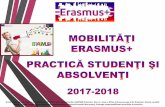 5-1-RO01-KA103-014234 si A1 Erasmus+ KA107 …/Studenti Outgoing/Prezentare...A. PARTICIPARE? •Studenți (licență, master, doctorat), •Viitori absolvenți (în primul an după