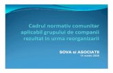 SOVA si ASOCIATII - aaas.gov.ro · Structura sectorului energetic in Romania Transportul energiei electrice: Transelectrica Distributia energiei electrice: Enel Muntenia Sud Distributie