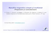 Nanofire magnetice simple şi multistrat Preparare şi … “moi” pentru a fi integrate direct în circuite electronice convenţionale (pot fi considerate pentru astfel de aplicaţii