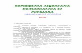 REEPPUUUUBBLLIICCAA AALLGGEERRIIAANNAA ...portaldecomert.ro/Files/Indrumar_afaceri_Algeria_200923743412.pdf · franceza este utilizata frecvent in relatiile de afaceri. 1,4. Organizare