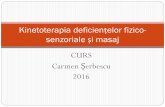 Kinetoterapia deficiențelor fizico- senzoriale și masaj ... · CURS Carmen Șerbescu 2016 Kinetoterapia deficiențelor fizico-senzoriale și masaj