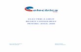 ELECTRICA GRUP BUGET CONSOLIDAT PENTRU … · a energiei electrice in regiunile Muntenia Nord ... excelenta operationala pentru eficienta si calitate; ... Calitatea serviciilor oferite