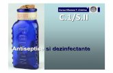 Cursuri Romeo T. Cristina C.1/S - veterinarypharmacon.com · Romeo T. CRISTINA/C1/S.II Antisepticele Substante cu actiune reversibilă care împiedică dezvoltarea si înmultirea