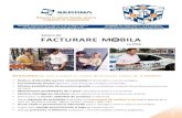 Sistem de FACTURARE M BILA - aparaturafiscala.ro mobila cu PDA.pdf · Elimina interogarea clientului pentru datele firmei la fiecare factura sau chitanta ... Model compact, Emite