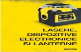 Lasere, dispozitive eLectronice si Lanterne - STANLEY · 44 lasere, dispozitive eleCtroniCe si lanterne detector intellisensor™ • Localizeaza marginile stalpului sau al grinzii