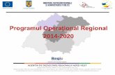 Programul Operaţional Regional - poscce.nord-vest.roposcce.nord-vest.ro/sites/default/files/POR 2014-2020.pdf · APL, APC 1187,28 AP 4 – Dezvoltare ... (modernizare spații publice,