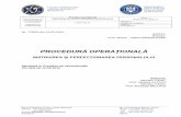 PROCEDURĂ OPERAŢIONALĂ - pedabt.ro · Educaţiei Naţionale nr. 44990/1999 privind criteriile de normare a personalului nedidactic şi didactic auxiliar din unităţile de învăţământ