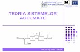 TEORIA SISTEMELOR AUTOMATE - mec.upt.ro · reglarea sistemelor pentru sisteme statice şidinamice; ... tehnice necesare pentru asigurarea conducerii proceselor tehnice făr ... industriale.