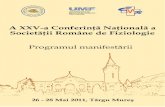 A XXV-a Conferinţă Naţională a Societăţii Române de … SRF2011.pdf · Napoca, Departamentul de Anatomie comparata si Biochimie CHANGES IN INFLAMMATORY AND OXIDATIVE STRESS