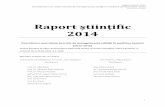 Raport științific - publichealth.ropublichealth.ro/wp-content/uploads/2015/08/Raport-stiintific... · Raport științific 2014 Dezvoltarea unui sistem inovativ de managementul calității