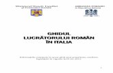 GHIDUL LUCRĂTORULUI ROMÂN ÎN ITALIA - …bologna.mae.ro/sites/.../files/ghidul_lucratorului_roman_in_italia.pdf · 3 adăugată (cod TVA) eliberat de Secţia Financiară locală