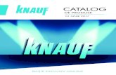 EDIŢIE EXCLUSIV ONLINE - knauf.ro · Knauf Gips Catalog de preţuri ... 7 Profile metalice Knauf 71 8 Benzi, șuruburi, dibluri 75 9 Accesorii pentru UA și CD. Profile