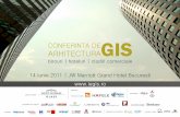 PROGRAM GIS 2011 - oar-bucuresti.ro · 12.05–12.20:Arhitectura comerciala, de la necesitate la seductie Speaker: Arh. Vlad GAIVORONSCHI Presedintele Ordinului Arhitectilor din Romania