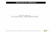 Manual de utilizare - depozitfotovoltaice.ro · 1KVA-5KVA INVERTOR / ÎNCĂRCĂTOR Versiunea: 1.3 Manual de utilizare Traducere asigurată prin grija Asocia iei Române a Electricienilor