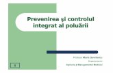 Prevenirea şi controlul integrat al poluăriiomicron.ch.tuiasi.ro/~mgav/pdf/PCIP/C6.pdf · Măsuri pentru controlul poluării mediului Categorii de poluare • Poluarea atmosferica