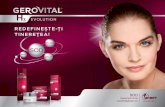 de GEROVITAL H3 - FARMEC - Brand Românesc€¦ · rolul gp4g În produse cosmetice : • protecŢie celularĂ (adn) la stres oxidativ • aport energetic ⇨ aduce celulele În stare