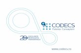 Începând cu luna septembrie - codecs.ro CODECS Training Certificare Lean... · Diagrama Cauză & Efect/ Fishbone Maparea Procesului, SIPOC, Harta Fluxului Valorii X-Y Diagrame X+Y