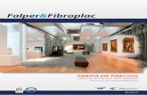 Falper&Fibroplac‘A-082014.… · trampillas para techos continuos perfileria y accesorios sistemas de tectos metÁlicos perfileria decorativa para techos desmontables