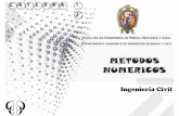 Catedra Metodos Numericos 2013 - UNSCH 13 [Modo de ... · METODOS NUMERICOS Ingeniería Civil Facultad de Ingeniería de Minas, Geología y Civil Departamento académico de ingeniería