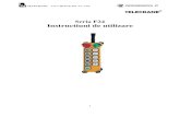Seria F24 Instructiuni de utilizare - telecrane.com.ro radiocomenzi F24.pdf · înlocuiți unitatea de cuarț VHF în transmitator sau receptor UHF. Banda de frecvența VHF si UHF