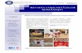 REVISTA COMUNITĂȚILOR ROMÂNEȘTI - mprp.gov.ro · legislația muncii din România, despre noua salarizare, despre moblitatea internațională, precum și despre problemele actuale