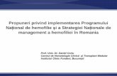 Propuneri privind implementarea Programului Na ional de ... · Național de hemofilie ... Direcții strategice privind bolile rare, inclusiv hemofilia din ... Slide 1 Author: Tera