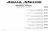 UV sterilizer Helix Max - Aqua Medic Max_13673062250.pdf · UV sterilizer for saltwater and freshwater aquariums and garden ponds This UV sterilizer is a quality unit. If used correctly,