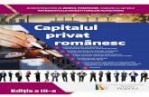 Capitalul privat românesc - piarom.ro · L ucrarea “Capitalul Privat Românesc 2017 – ediția a III-a” își propune să descrie, pentru al treilea an consecutiv, situația