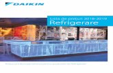 Lista de prețuri 2018-2019 Refrigerare - daikin.ro · 6 Instrumente şi platforme Instrumente şi platforme Aplicații de susținere a vânzărilor Oferim o varietate de instrumente