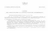 LEGE DE REVIZUIRE A CONSTITUŢIEI ROMÂNIEI - cdep.ro · 3 8. După alineatul (1) al articolului 19 se introduce un nou alineat, (11), cu următorul cuprins: „(11) Prin derogare
