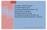 GHID PENTRU CONTROLUL PARLAMENTAR AL - cdep.ro · Art. 288 TFUE enumeră şi descrie tipuri de acte juridice ale UE: regulamentul, directiva, decizia, recomandarea, avizul. 5. Primele