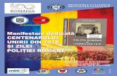 MINISTERUL CULTURII IDENTITÄTII NATIONALE ROMÂNIA … · MINISTERUL CULTURII IDENTITÄTII NATIONALE ROMÂNIA 918-2018 | SÅRBATORIM ÎMPREUNÅ ROMANIA ÎN Florin Sinca Manifestare