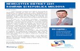 NEWSLETTER DISTRICT 2241 ROMÂNIA I REPUBLICA MOLDOVAdown.rotary2241.org/download/enewsletter/enewsletter_iunie_2017... · ROMÂNIA ȘI REPUBLICA MOLDOVA MAI 2016 ∞ Conferinţa