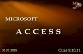 Introducere ~ Microsoft Access ~ Baze de Dateper/Master_Id/Curs 9 ~ Access.pdf · 4 / 20 Domeniul B.D. este pentru atat pentru un utilizator obisnuit, cat si pentru unul experimentat