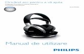 Manual de utilizare - download.p4c.philips.com · 4 Conectaţi dispozitivul audio şi reglaţi ATT (atenuarea semnalului de intrare audio) (Fig.E). • Pentru player CD portabil,