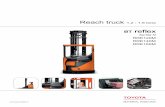 Reach truck - qpsearch.bt-forklifts.com · • Sistem de înclinare a furcilor • Diferite lăţimi de cabină • Acţionare hidraulică • Virare progresivă, 360° • BT Access