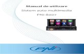 Sistem auto multimedia PNI-8007 - download.mo.rodownload.mo.ro/public/User-Manual/757/manual-utilizare-pni-8007.pdf · Sistem auto multimedia PNI-8007 . 2 Inainte sa conectati sau