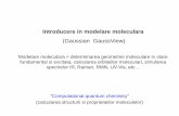 Introducere in modelare moleculara - Facultatea de Fizicadana.maniu/BIOSTAT/C10.pdf · Metode non –empirice bazate ... • Freq Frequency and thermochemical analysis. • IRC Reaction