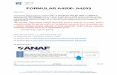FORMULAR A4200- A4203 - fiscal.shop · semnare prin DUK Integrator cat si incarcare a formularului A4200 pentru raportarea lunara. Momentan este disponibil doar A4203 – pentru AMEF