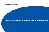 Cod de Conduită Panasonic · Domeniul de Aplicare şi Respectare  Prezentul Cod de Conduită se aplică tuturor Directorilor, personalului executiv şi