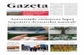 Autoritățile sătmărene luptă împotriva dezastrelor naturale · 17 hours ago · 5/Joi, 27 iunie 2019 Actualitatea sătmăreană Gazeta de Nord-Vest ASOCIERE Autoritățile sătmărene