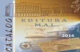 LUCRĂRI - Editura MAI · 4 ea mai amplă manifestare culturală organizată de către ditura .A.. este tradiţionalul Salon de carte juridică, poliţistă şi civică al M.A.I.,