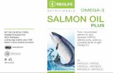 NeoLife Omega-3 Salmon Oil grasi omega-3, din care: 0,356 g 1,069 g EPA (acid eicosopentaenoic) 0,153 g 0,460 g DHA (acid docosohexaenoic) 0,160 g 0,480 g DPA (acid docosapentaenoic)