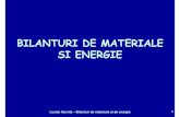 BILANTURI DE MATERIALE SI ENERGIE - Profesori UVABcadredidactice.ub.ro/gavrilalucian/files/2011/03/fdtou-curs-04.pdf · Lucian Gavrila – Bilanturi de materiale si de energie 2 BILANŢUL
