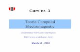 curs 3 romana - users.utcluj.rousers.utcluj.ro/~lcret/Curs Electrotehnica (ro)/curs_3_romana.pdf · Energy stored in the capacitor: ... viteza constanta (in medie) si densitatea lor